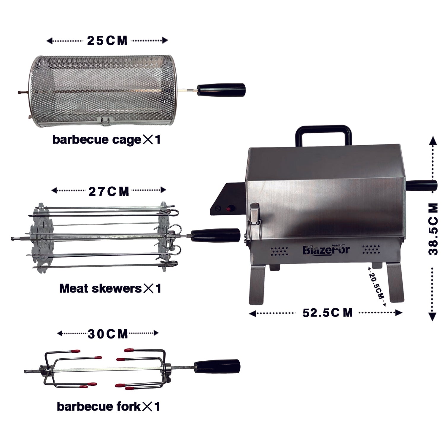 Blaze For F3 Electric rotating oven