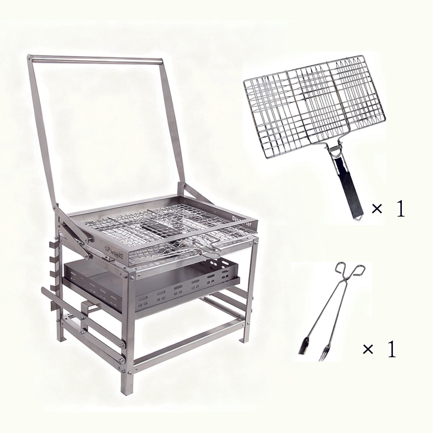 Blaze For F1 Adjustable Charcoal Rotating Grill