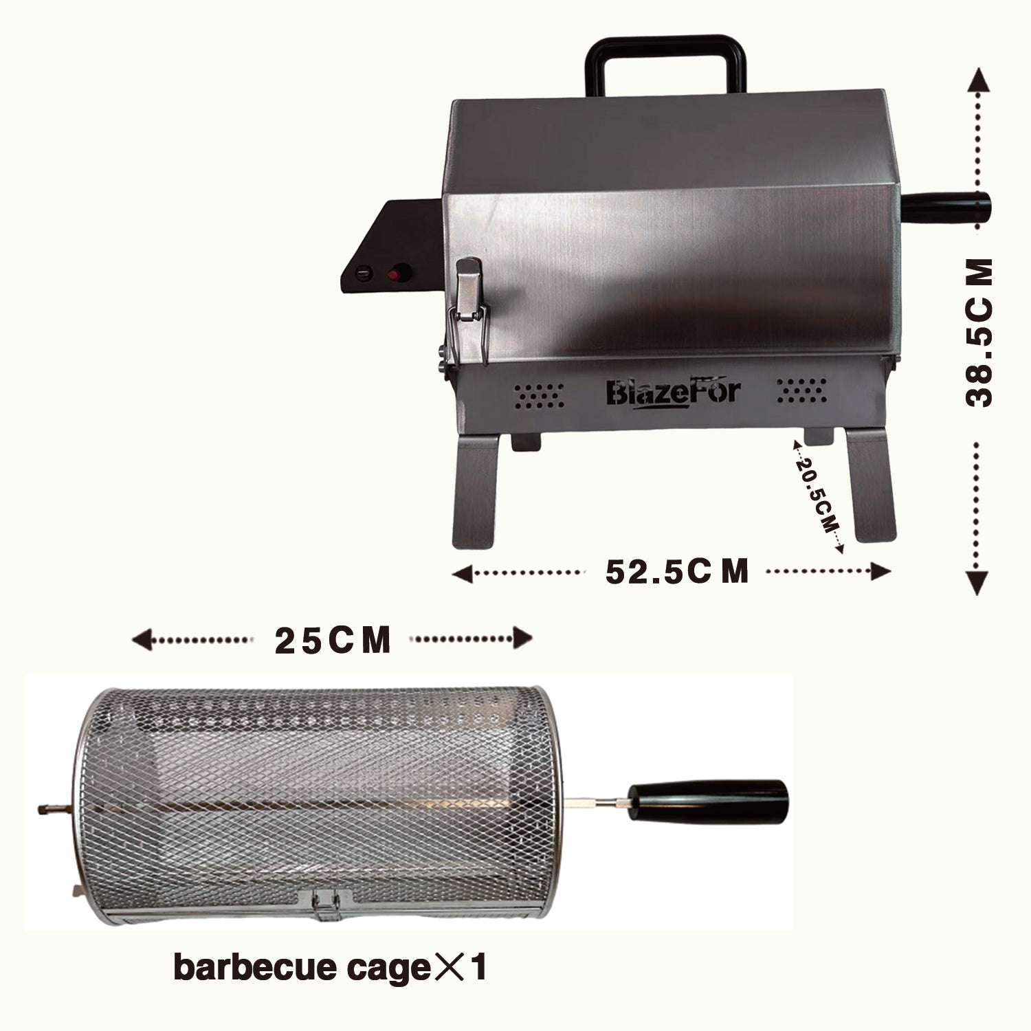 Blaze For F3 Electric rotating oven