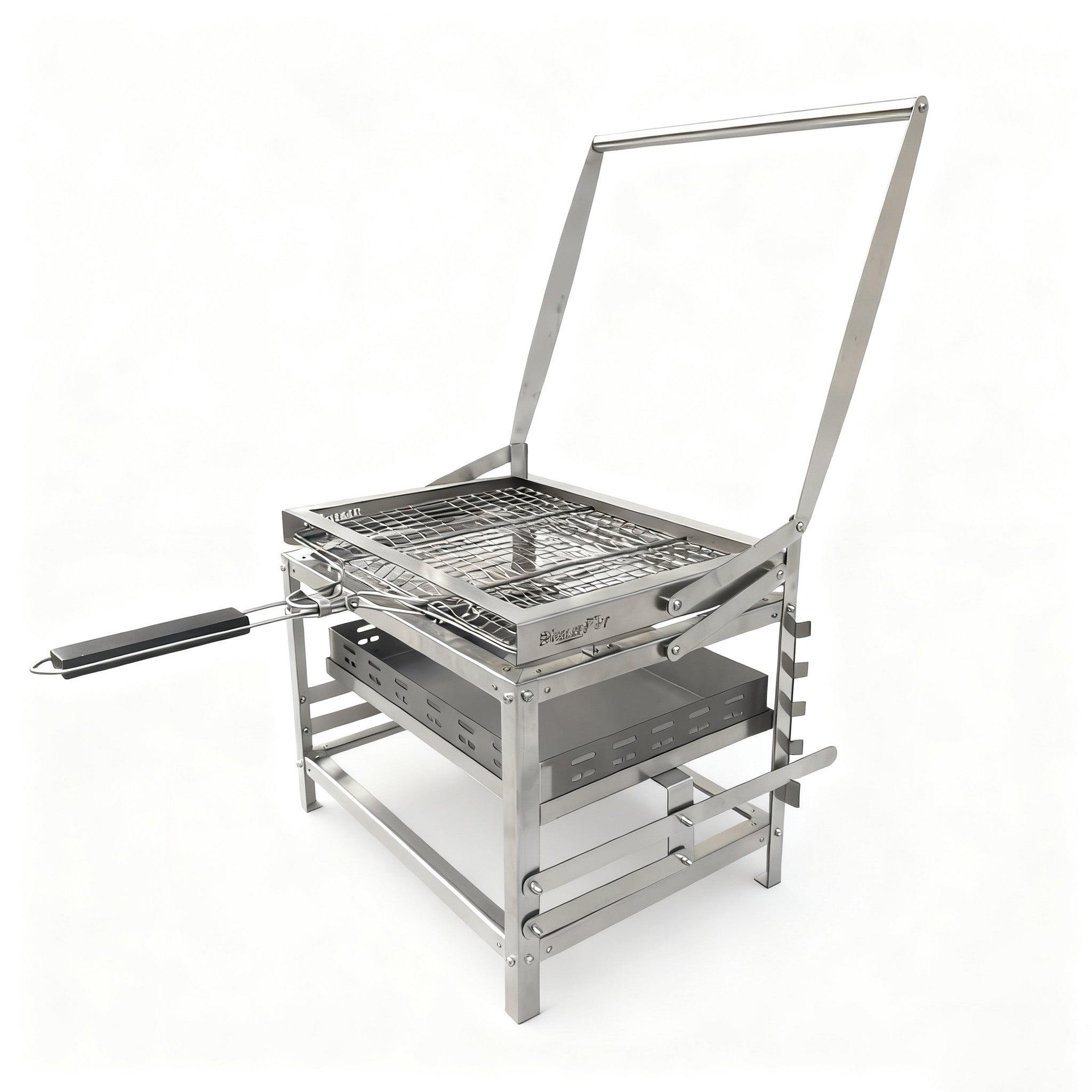 Blaze For F1 Adjustable Charcoal Rotating Grill