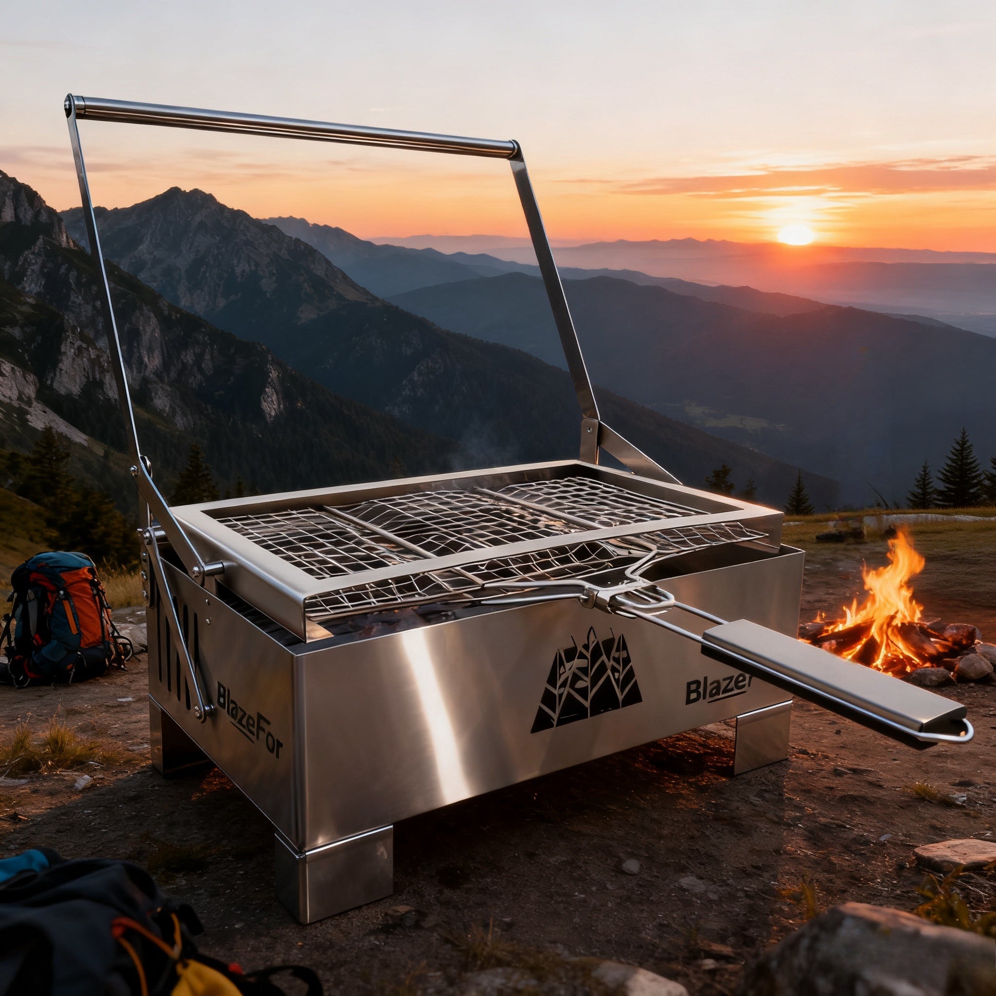 Blaze For F2 Box-Style Rotating Grill